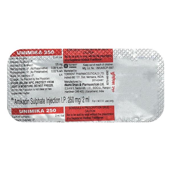 UNIMIKA 250 Injection 1's