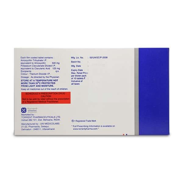 Ampoxin CV 625mg Tablet 10'S