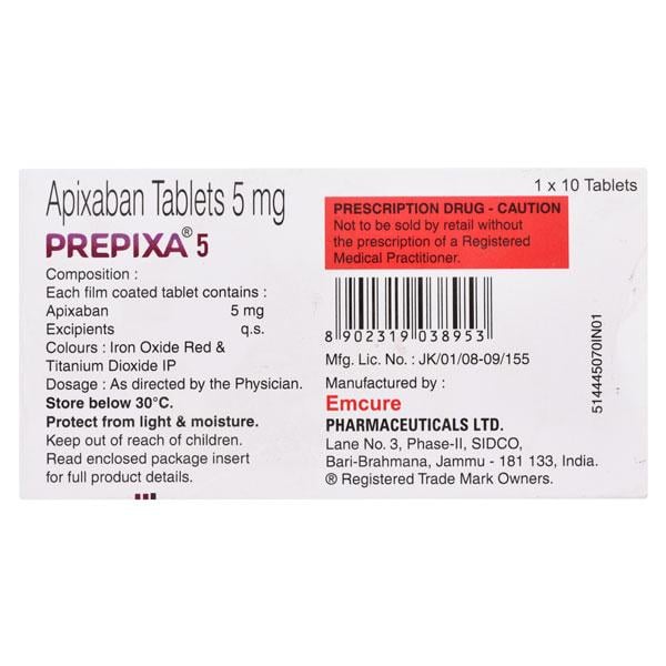 PREPIXA 5 Tablet 10's