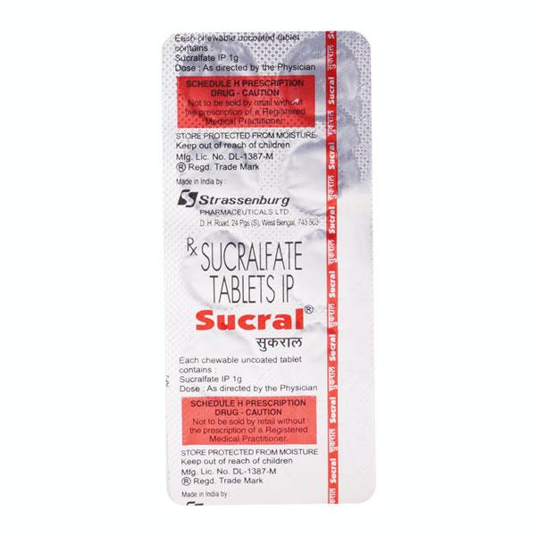Sucral Tablet 10'S
