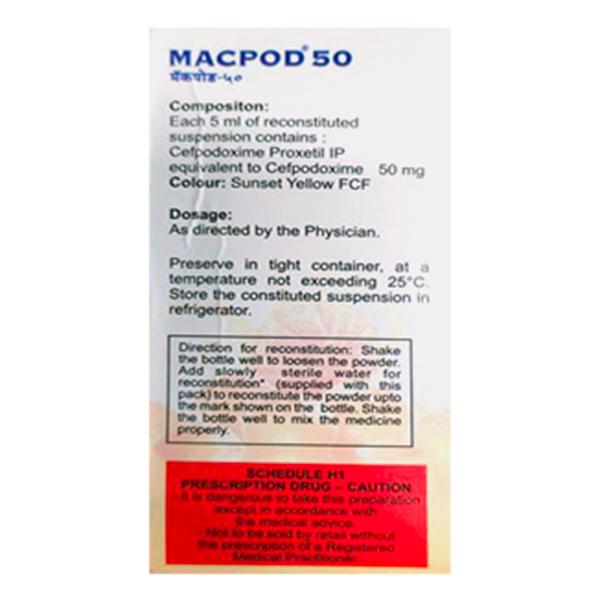 Macpod 50mg Suspension 30ml