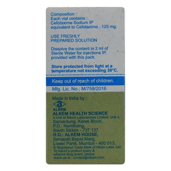 Taxim 125mg Injection 1's