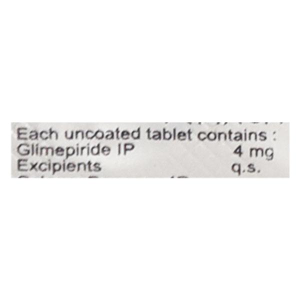 Glimestar 4mg Tablet 10'S