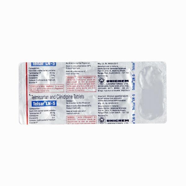 Telsar LN 5/40mg Tablet 10'S