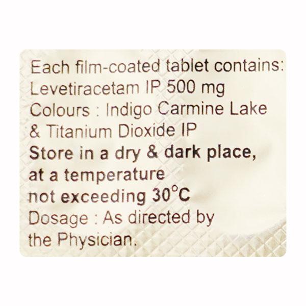 Levacetam 500mg Tablet 10'S