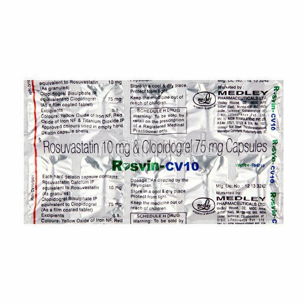Rosvin CV 10mg Capsule 10'S