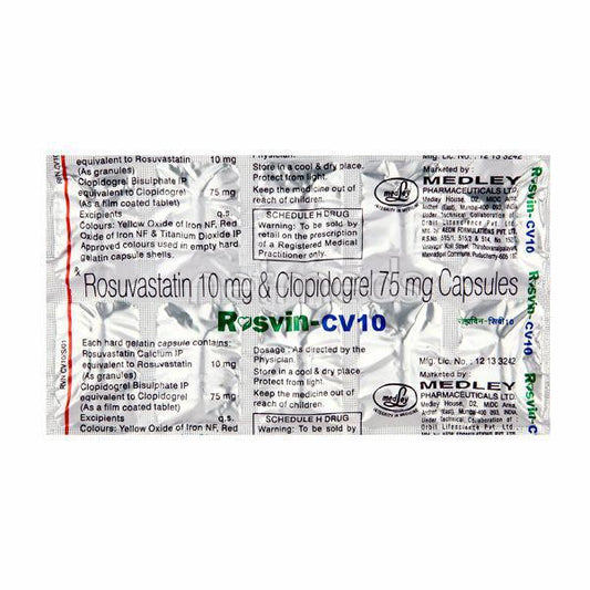 Rosvin CV 10mg Capsule 10'S