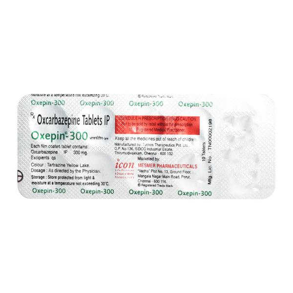 Oxepin 300mg Tablet 10'S