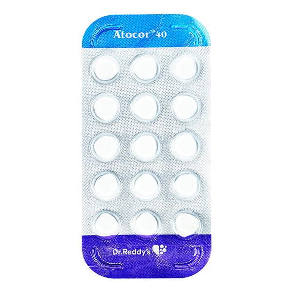 Atocor 40mg Tablet 15'S