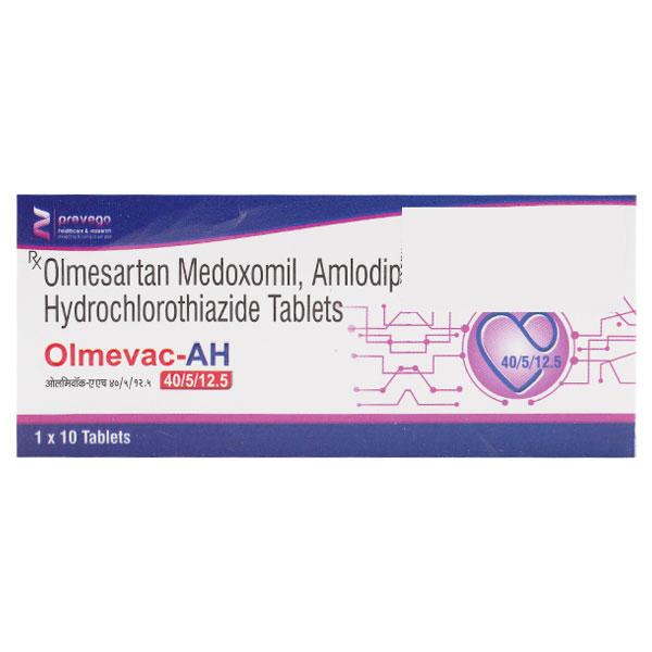 OLMEVAC AH 40/5/12.5 Tablet 10's