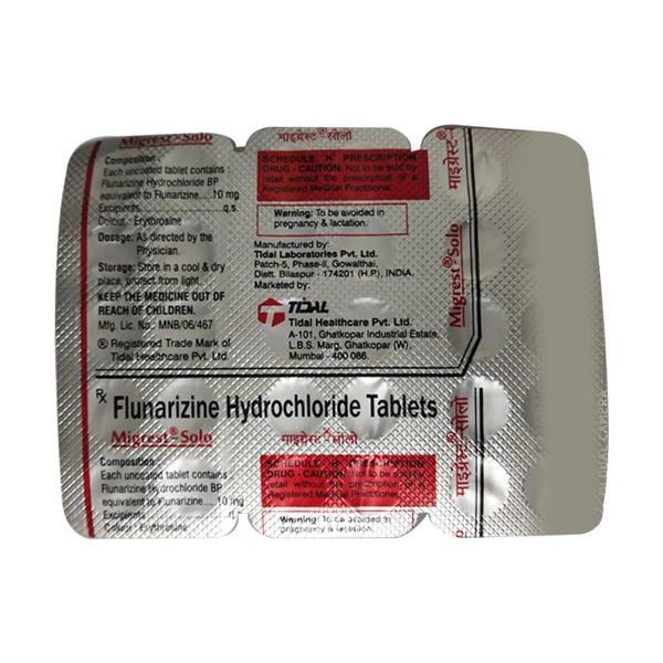 MIGREST SOLO Tablet 30's