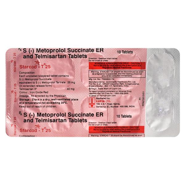 Starcad T 25mg Tablet 10'S