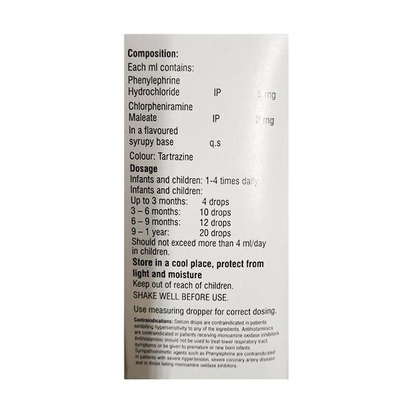 Delcon Mixed Fruit Flavour Drops 15ml