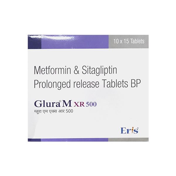 GLURA M XR 500 Tablet 15's
