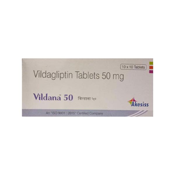 VILDANA 50mg Tablet 10's