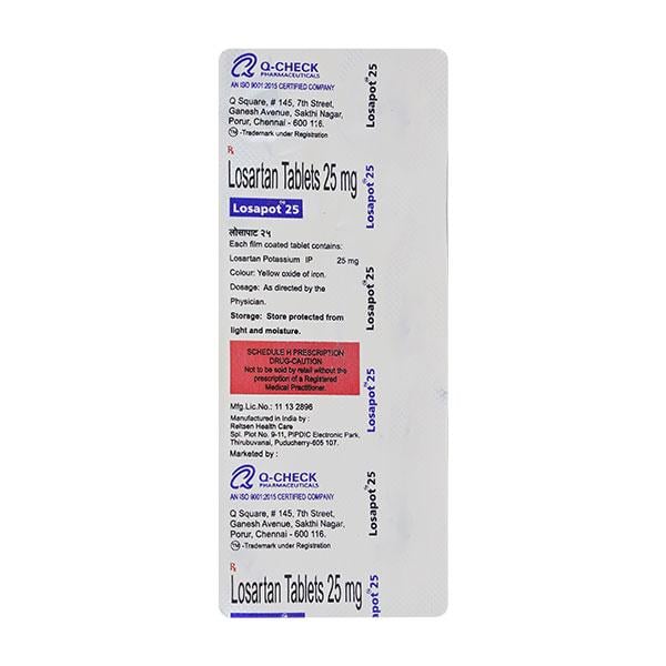Losapot 25mg Tablet 10'S
