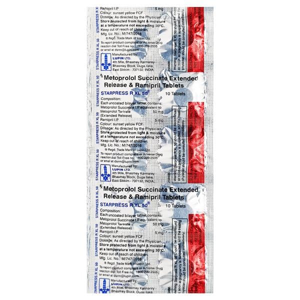 Starpress R XL 50mg Tablet 10'S