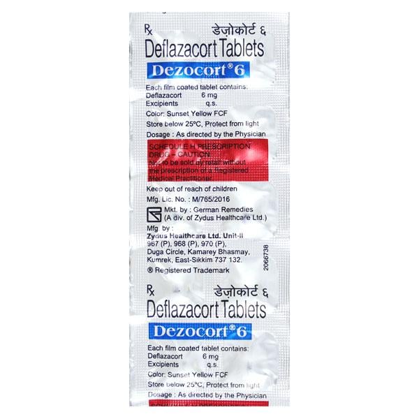 Dezocort 6mg Tablet 10'S