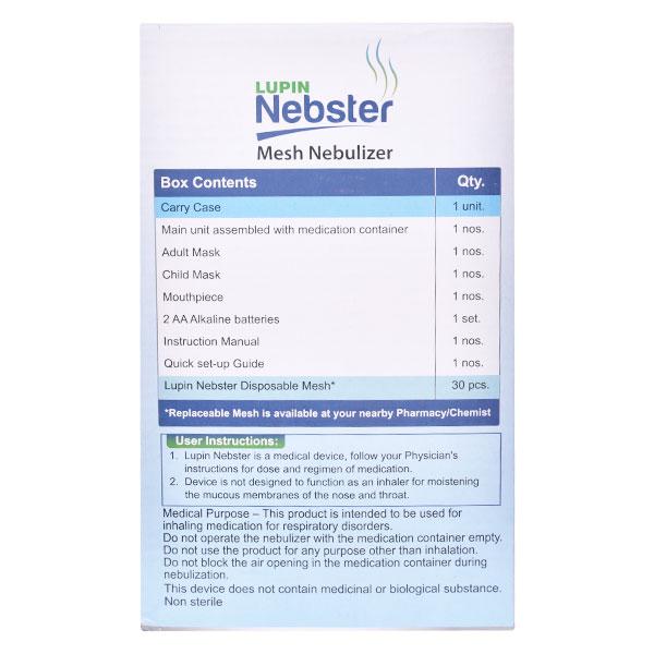 LUPIN NEBSTER Nebulizer 1's