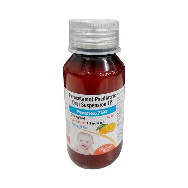 FEVANEX 250 ORANGE FLAVOUR Oral Suspension 60ml