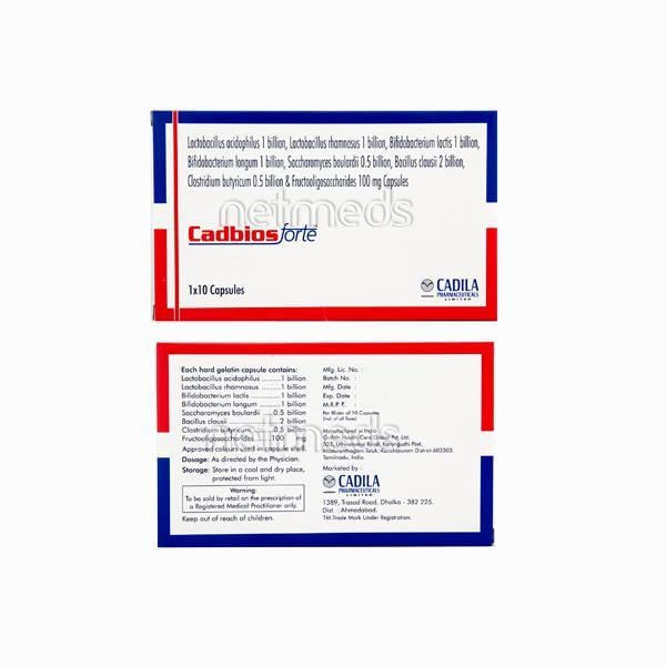Cadbios Forte Capsule 10'S