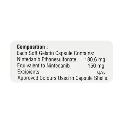 NINDANIB 150 Capsule 10's