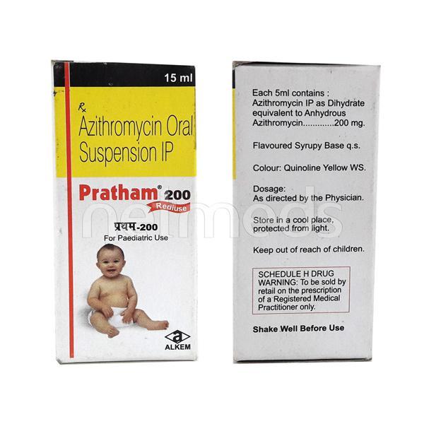 Pratham 200mg Rediuse Suspension 15ml