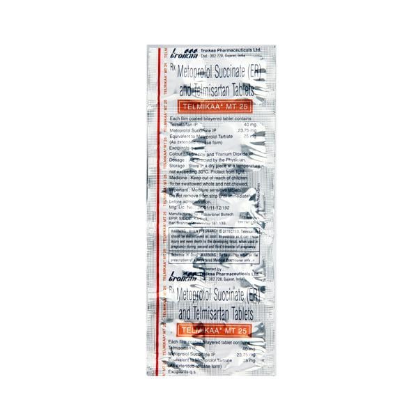 Telmikaa MT 25mg Tablet 10'S