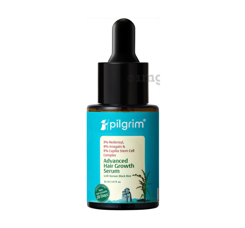 Pilgrim 3% Redensyl, 4% Anagain & 5% Capilia Stem Cell Complex Advanced Hair Growth Serum