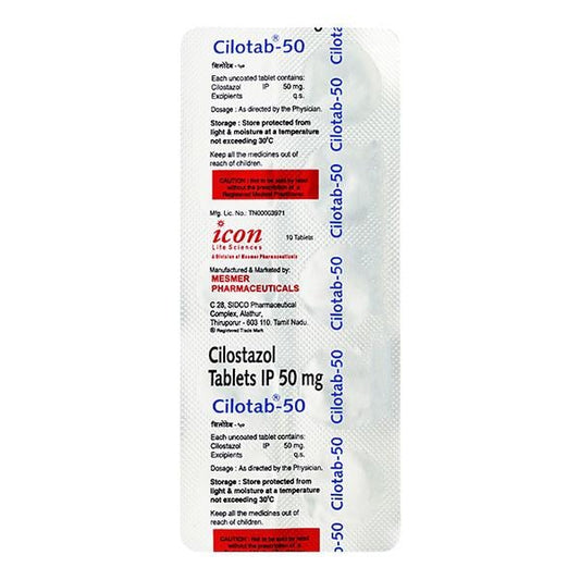 Cilotab 50mg Tablet 10'S