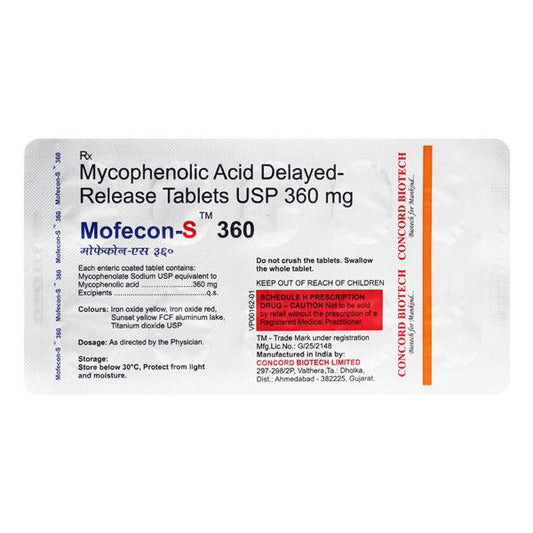 MOFECON S 360mg Tablet 10's