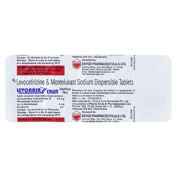 LEVONAIR KID Tablet 10's