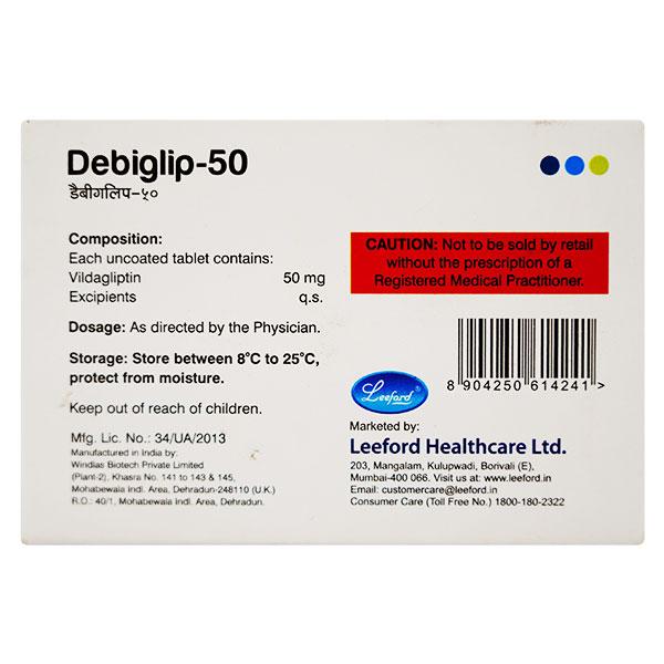 DEBIGLIP 50 Tablet 15's