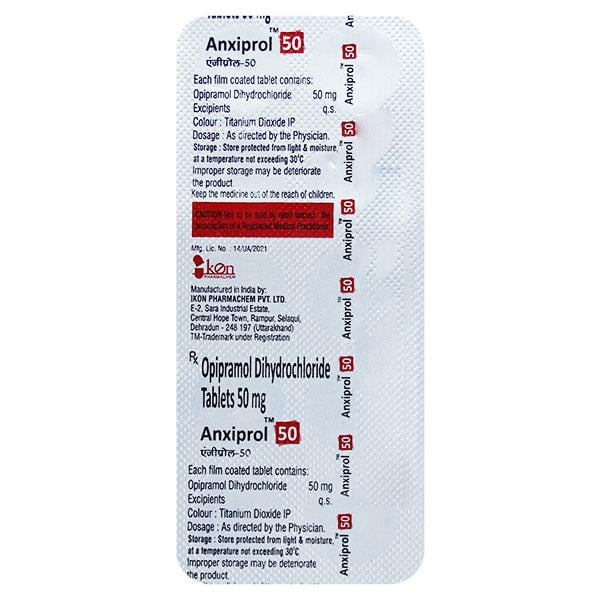 ANXIPROL 50 Tablet 10's