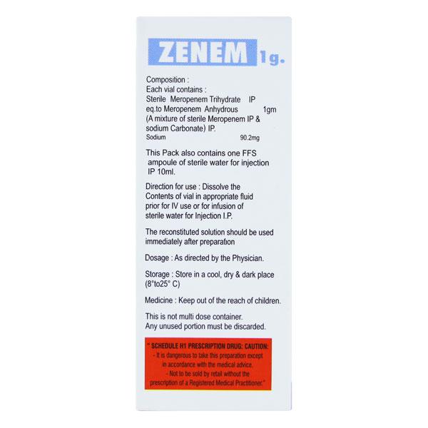 ZENEM 1gm Injection 1's