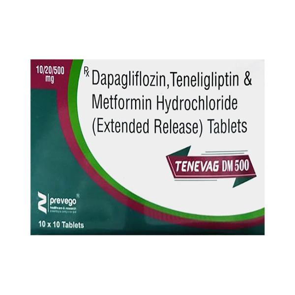 TENEVAG DM 500 Tablet 10's