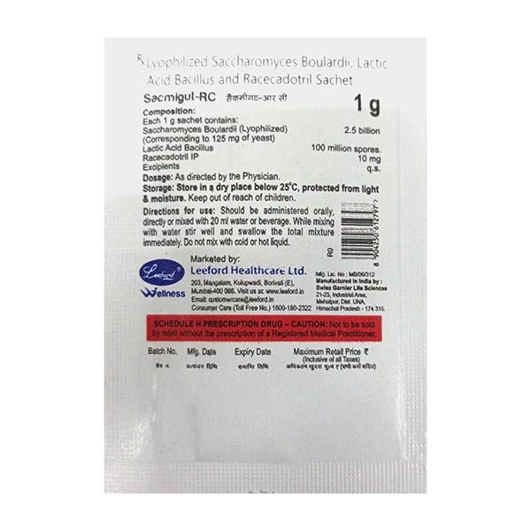 SACMIGUT RC Orange Flavour Sachet 1gm