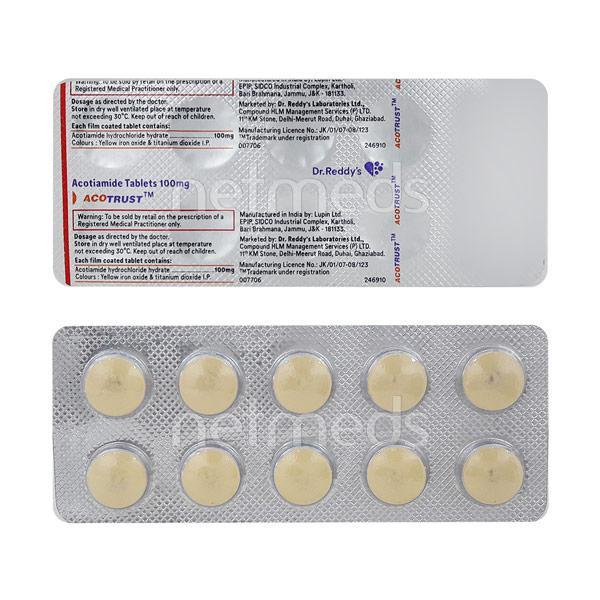 Acotrust 100mg Tablet 10'S