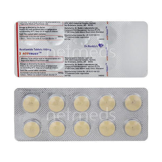 Acotrust 100mg Tablet 10'S
