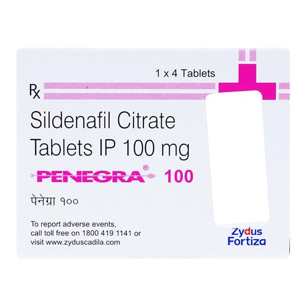 Penegra 100mg Tablet 4'S