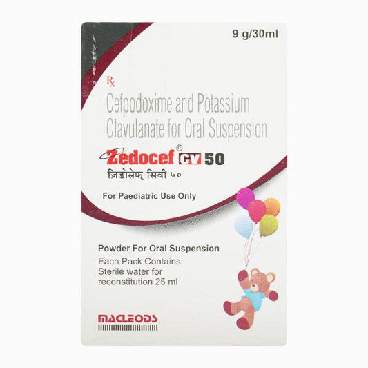 ZEDOCEF CV 50 Oral Suspension 30ml