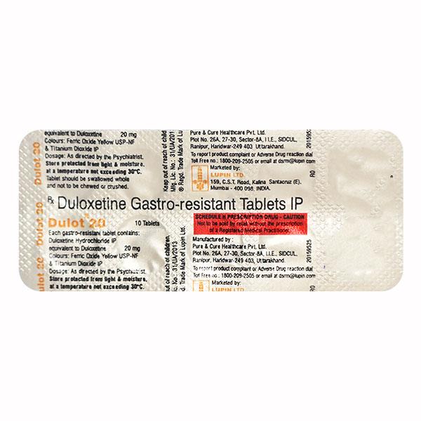 DULOT 20 Tablet 10's