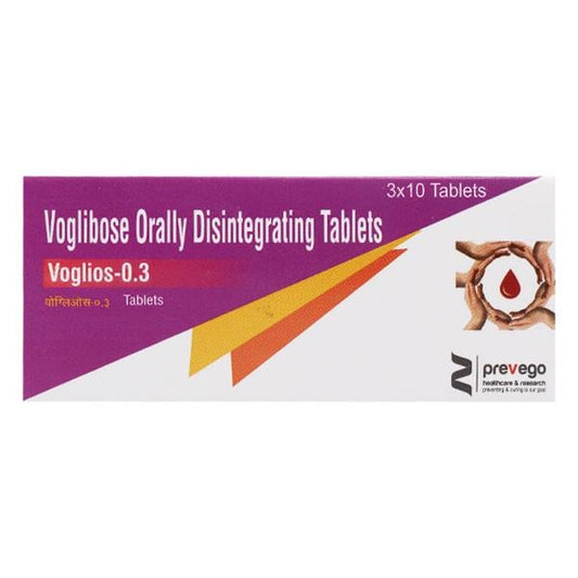 VOGLIOS 0.3 Tablet 10's