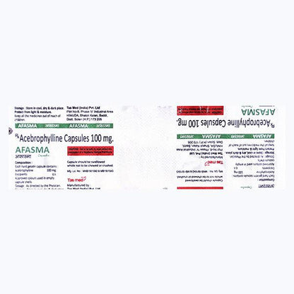 AFASMA 100MG CAPSULE 10'S