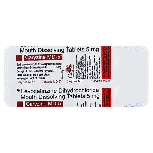 CARYZINE MD 5 Tablet 10's