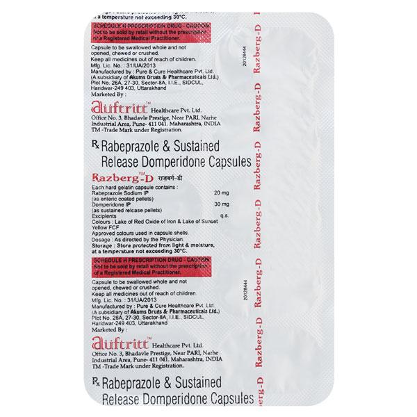 RAZBERG D CAPSULE 10'S