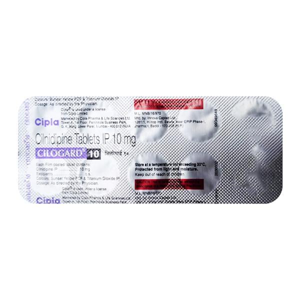 Cilogard 10mg Tablet 10'S