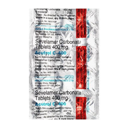 Acutrol C 400mg Tablet 15'S