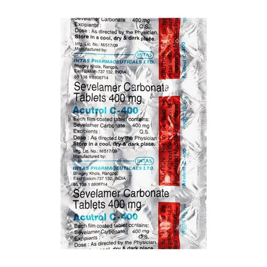 Acutrol C 400mg Tablet 15'S