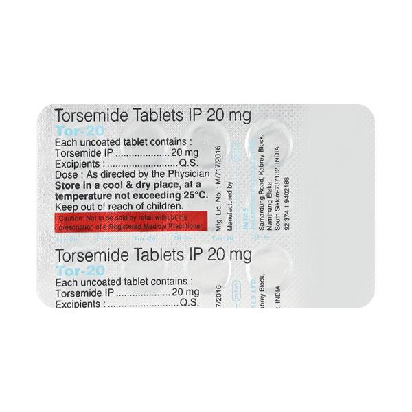 TOR 20mg Tablet 15'S